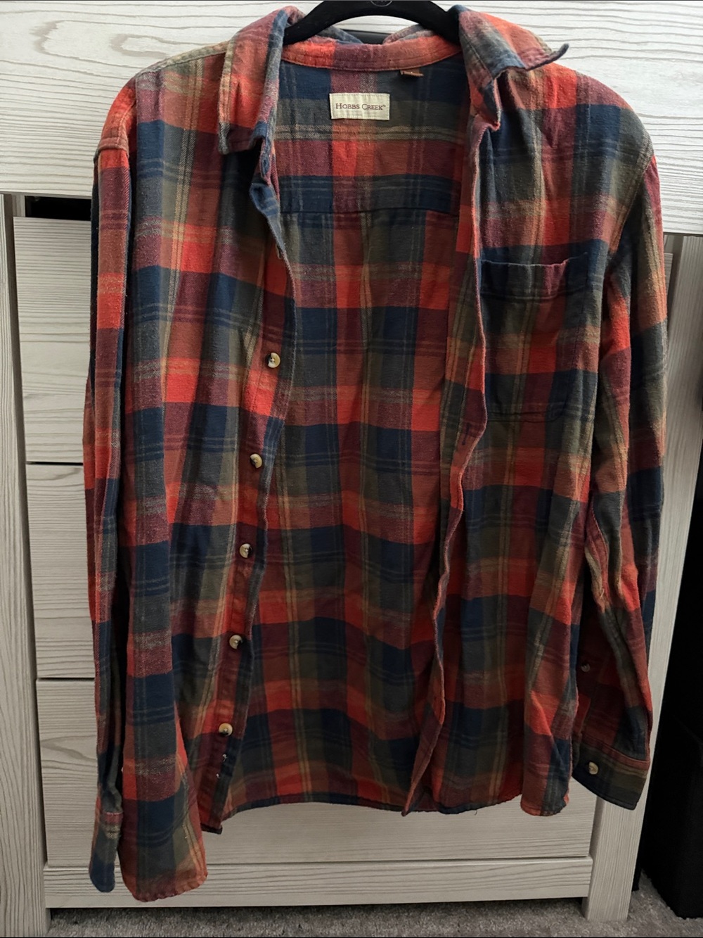 Vintage-Inspired Men's Plaid Button-Down Flannel/Shirt